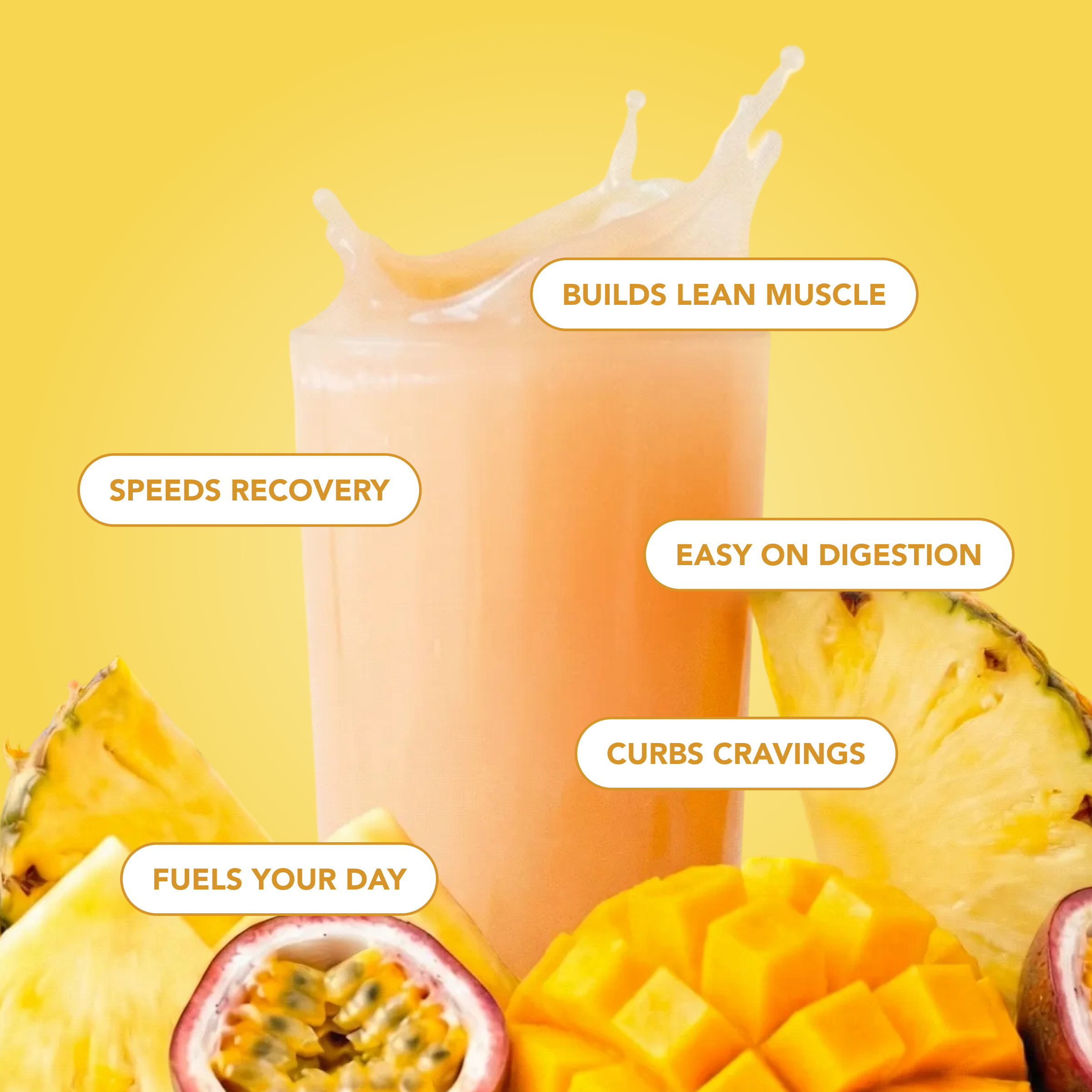 Clear Protein Powder: Pineapple Passion (8 Single Serving Stick Packs)