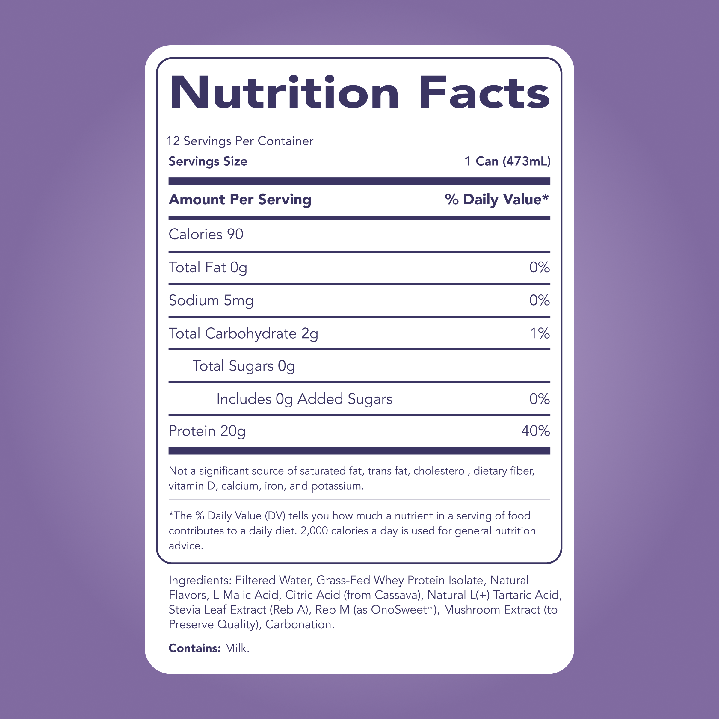 Clear Protein Water: Blackberry Vanilla (16 Oz. | 12 Pack)