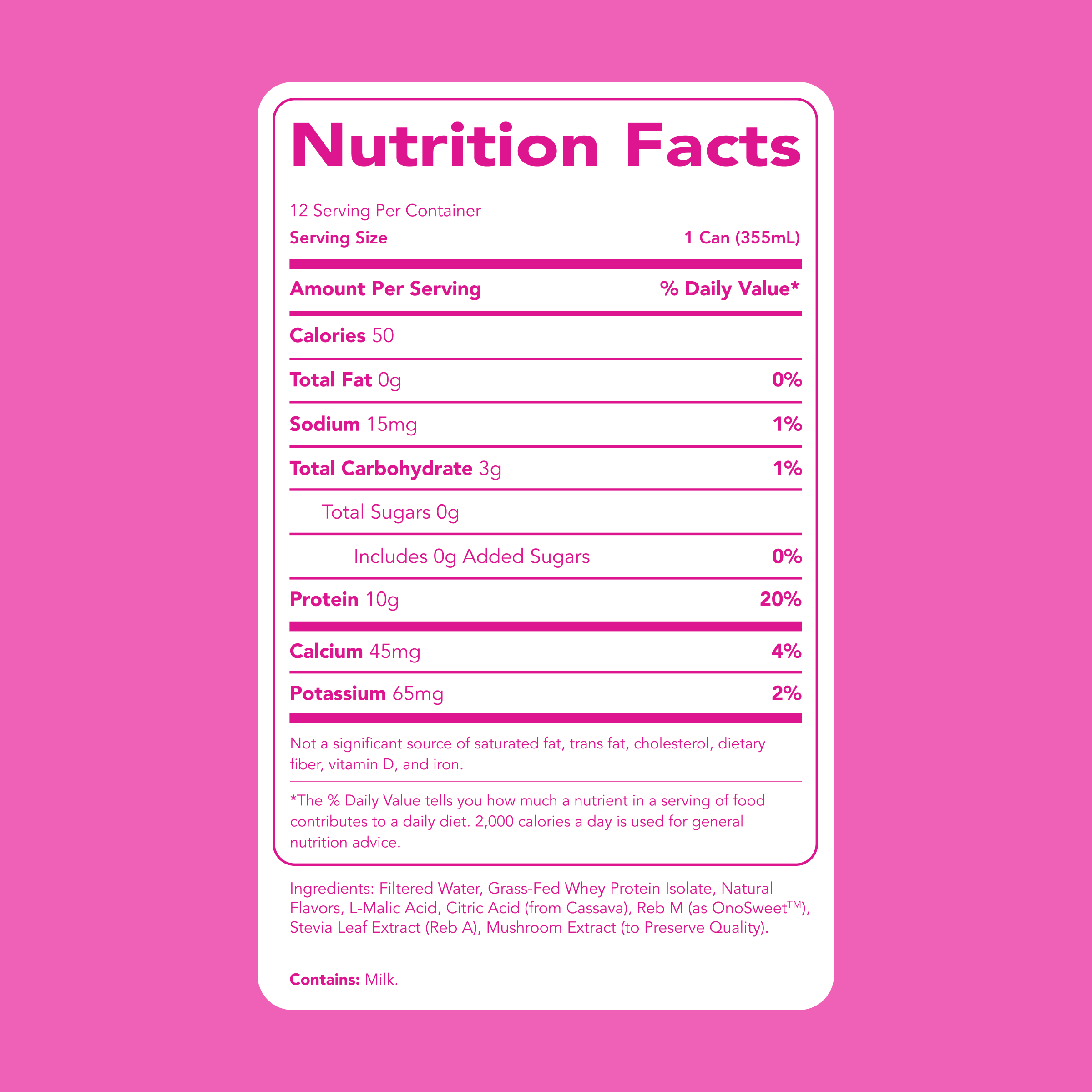 Clear Protein Water: Dragon Fruit (12 Oz. | 12 Pack)